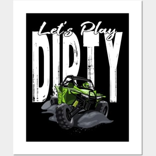 Vintage Retro Style UTV ATV Dirt Quad Little Four Wheeled Posters and Art